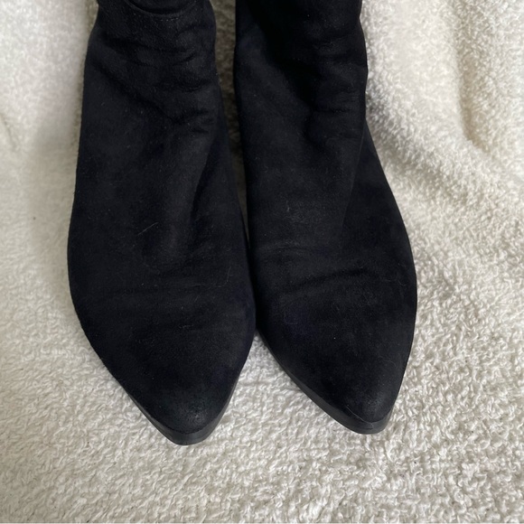 Stuart Weitzman Gillian 60 City Black‎ Suede Over-The-Knee Boot 7M - Picture 7 of 12